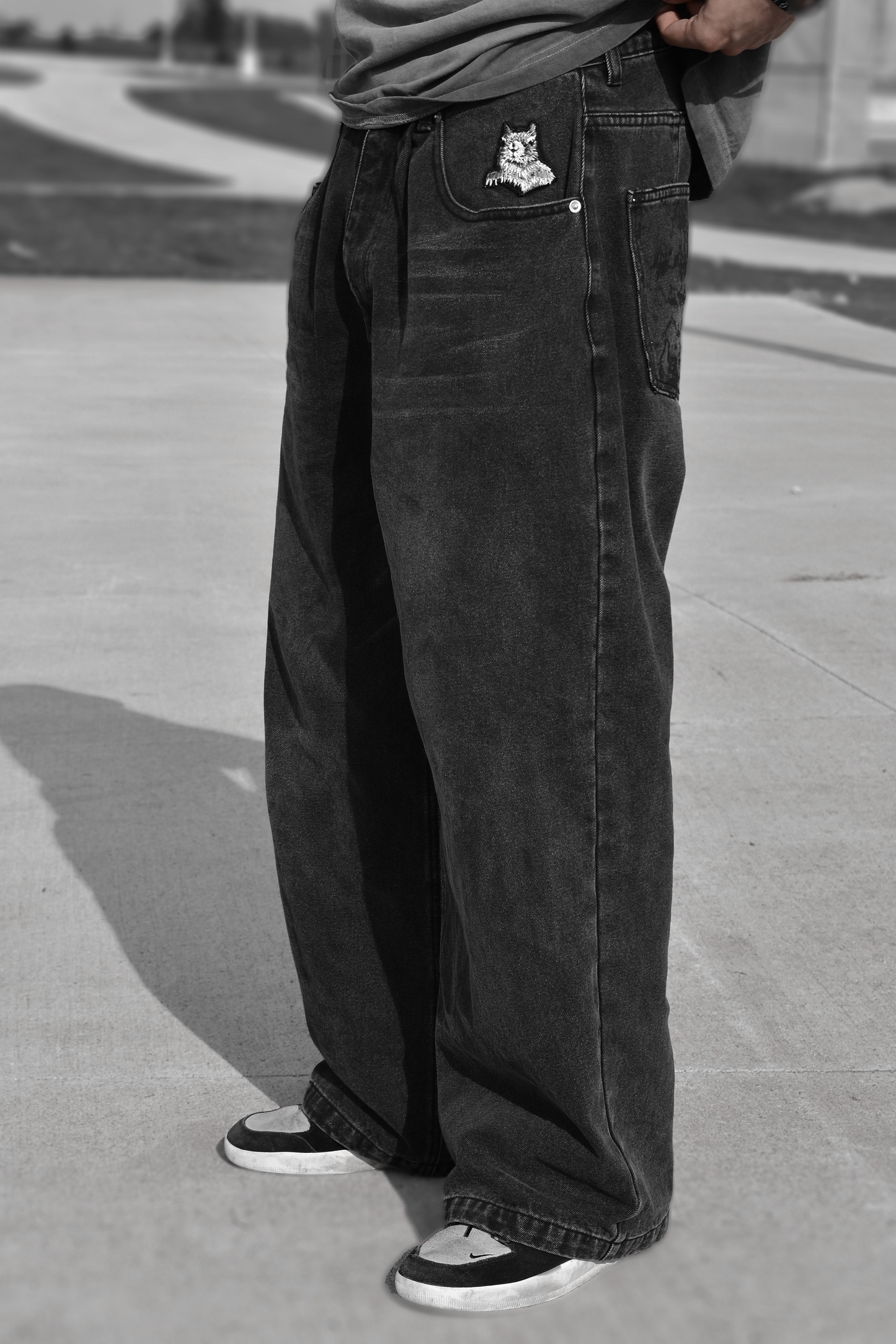 Baggy Black Denim