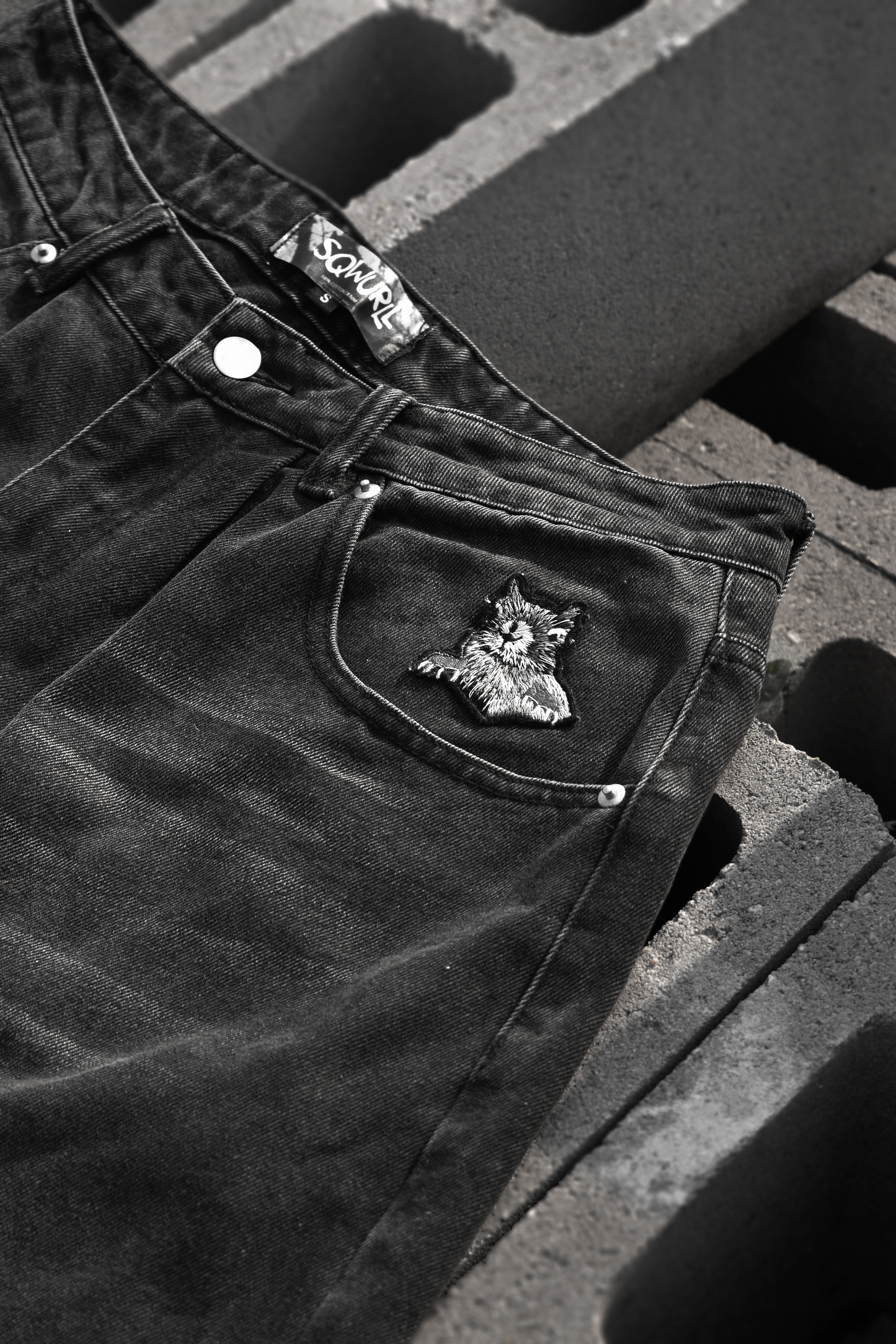 Baggy Black Denim