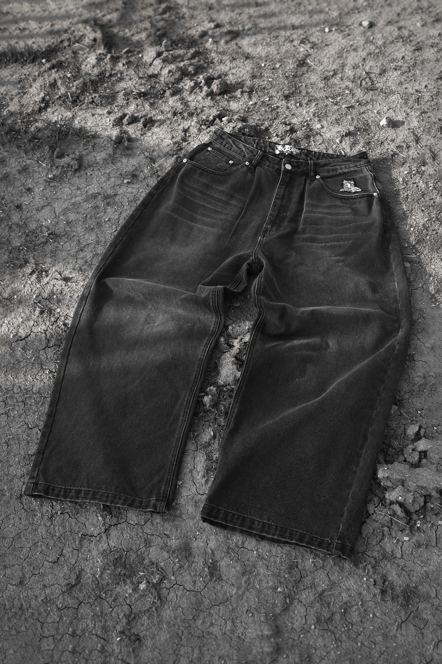 Baggy Black Denim