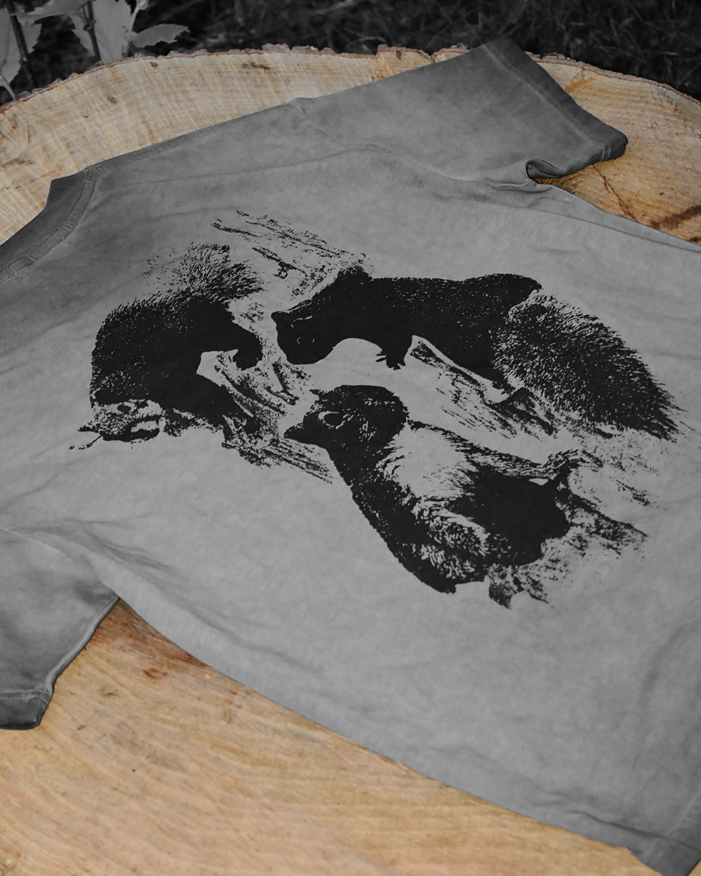 Tree Rat Oversized Tee Gray