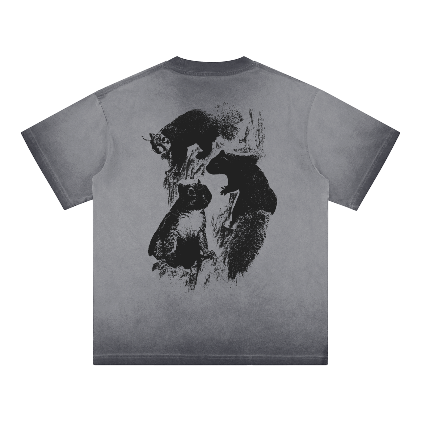Tree Rat Oversized Tee Gray