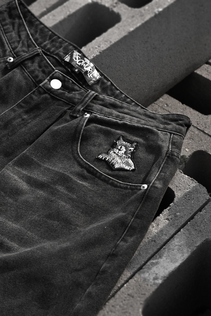Baggy Black Denim