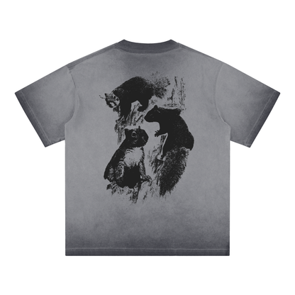 Tree Rat Oversized Tee Gray